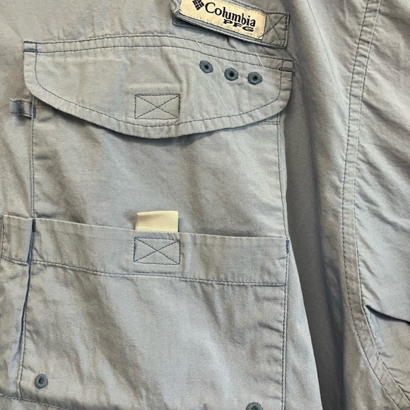 Columbia PFG Light Blue Fishing Shirt - Picture 4 of 9